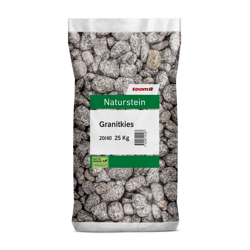 Granitkies grau 20-40 mm 25 kg