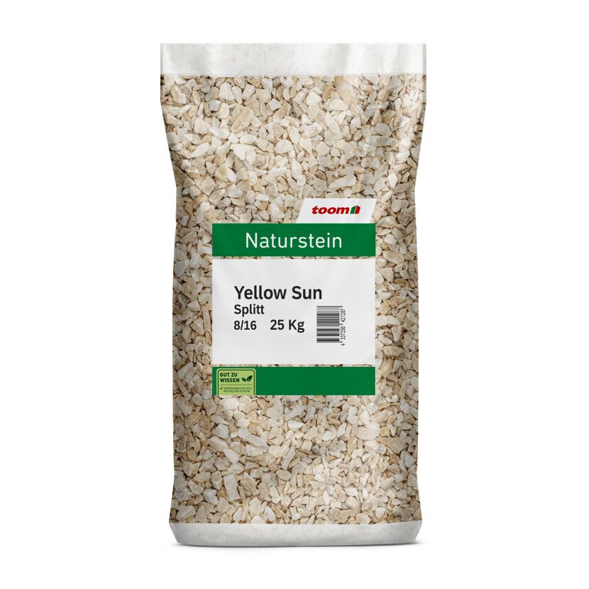 Yellowsunsplitt gelb 8-16 mm 25 kg
