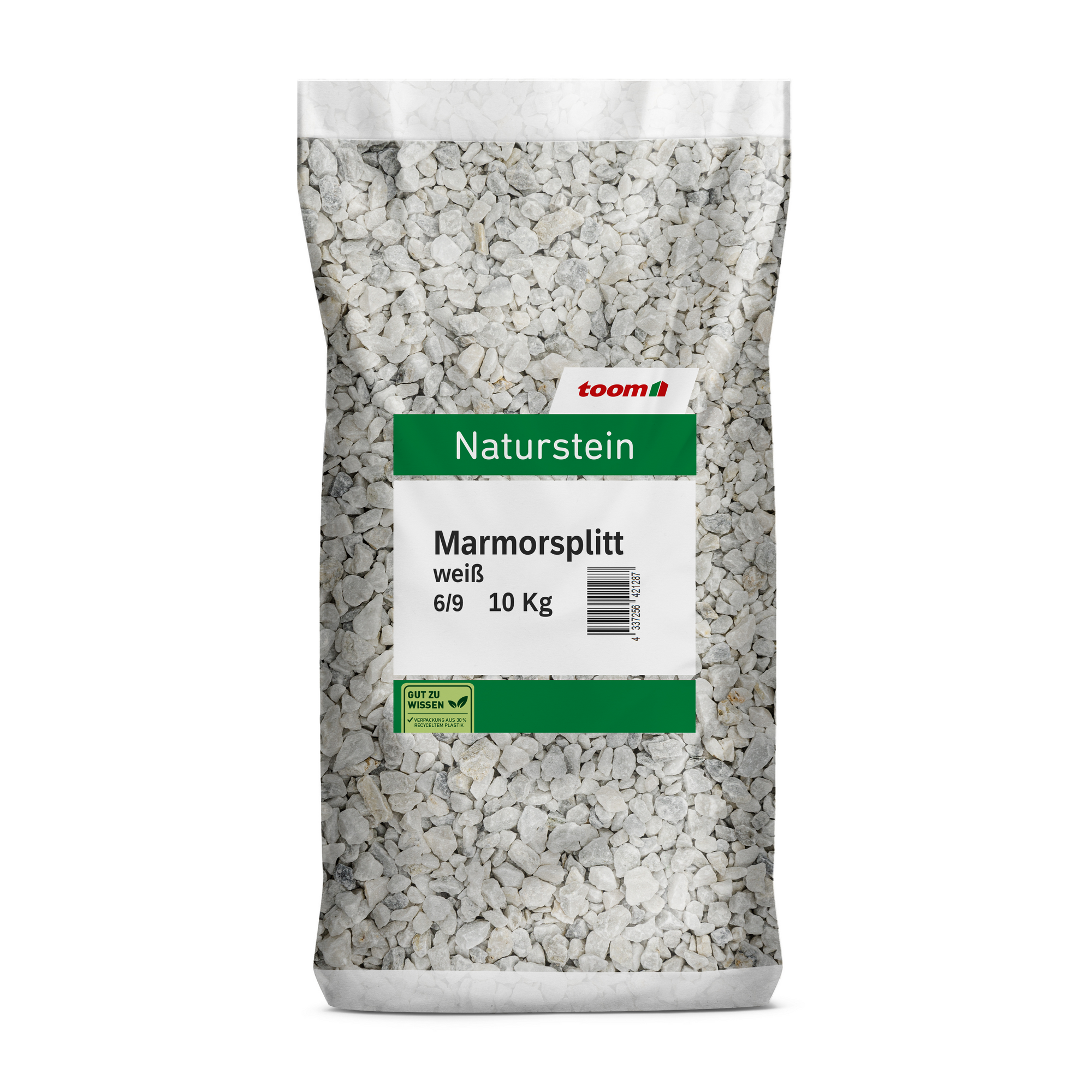 Marmorsplitt weiß 6-9 mm 10 kg