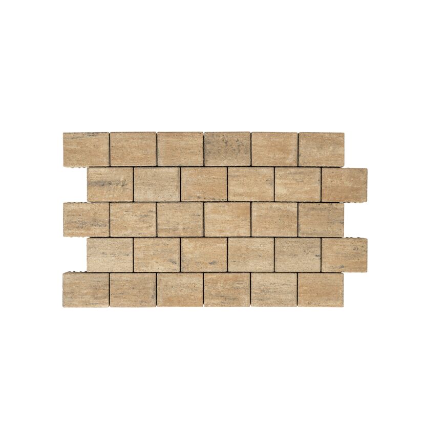 Pflasterstein 'T-Place Light' muschelkalkfarben 15 x 5 x 20 cm