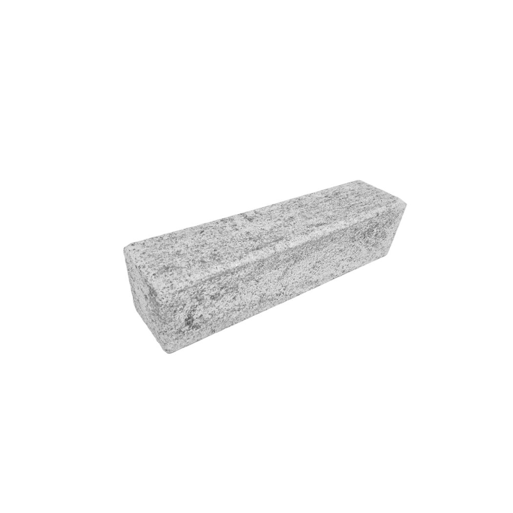 Mauerstein 'T-Wall Shine Pico' weiß/schwarz 10 x 10 x 40 cm