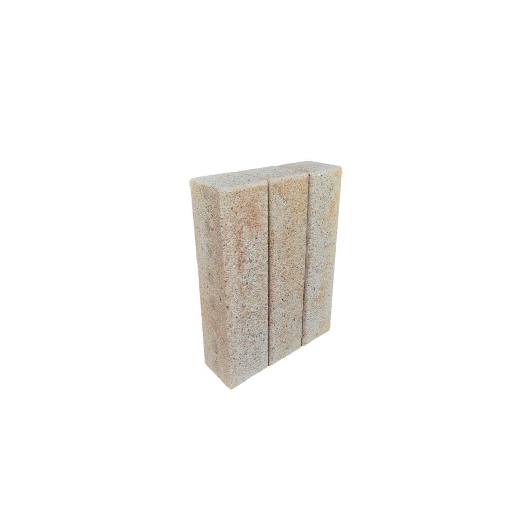 Mauerstein 'T-Wall Shine Pico' sandsteinfarben 10 x 10 x 40 cm