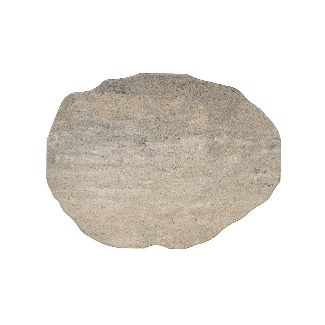 Trittplatte 'T-Court Kick' muschelkalkfarben 36 x 48 x 3 cm