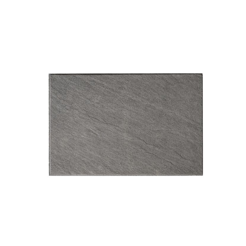 Terrassenplatte 'T-Court Posh' basaltfarben 40 x 60 x 4 cm