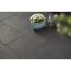 Terrassenplatte 'T-Court Posh' basaltfarben 40 x 60 x 4 cm