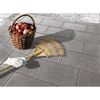 Terrassenplatte 'T-Court Posh' mittelgrau 40 x 60 x 4 cm