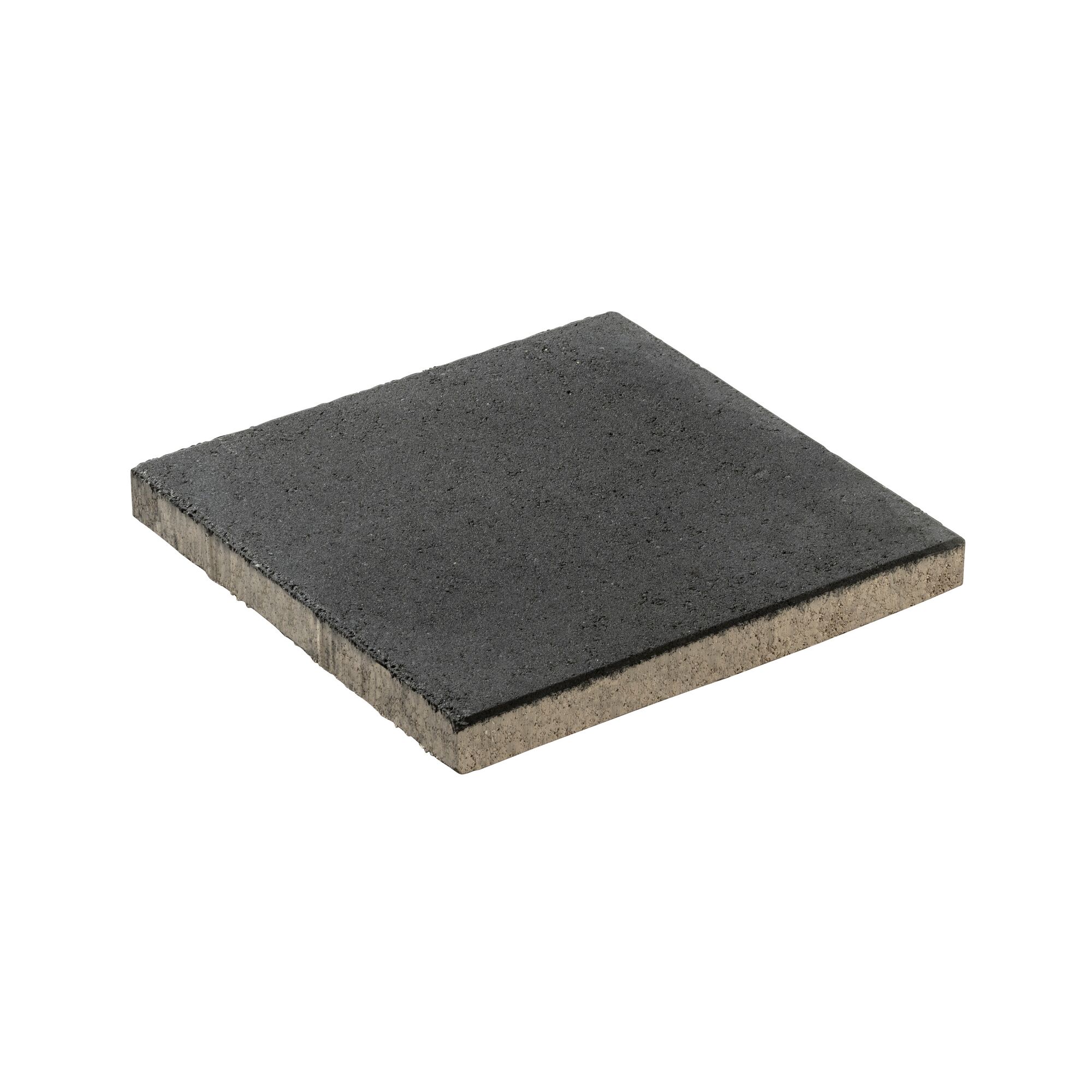 Schwarze quadratische Betonplatte
