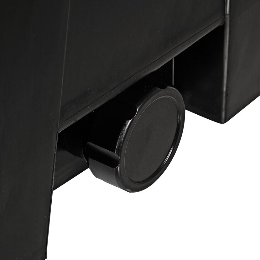 Schwarzes Drehrad für Biopress Druckfilter