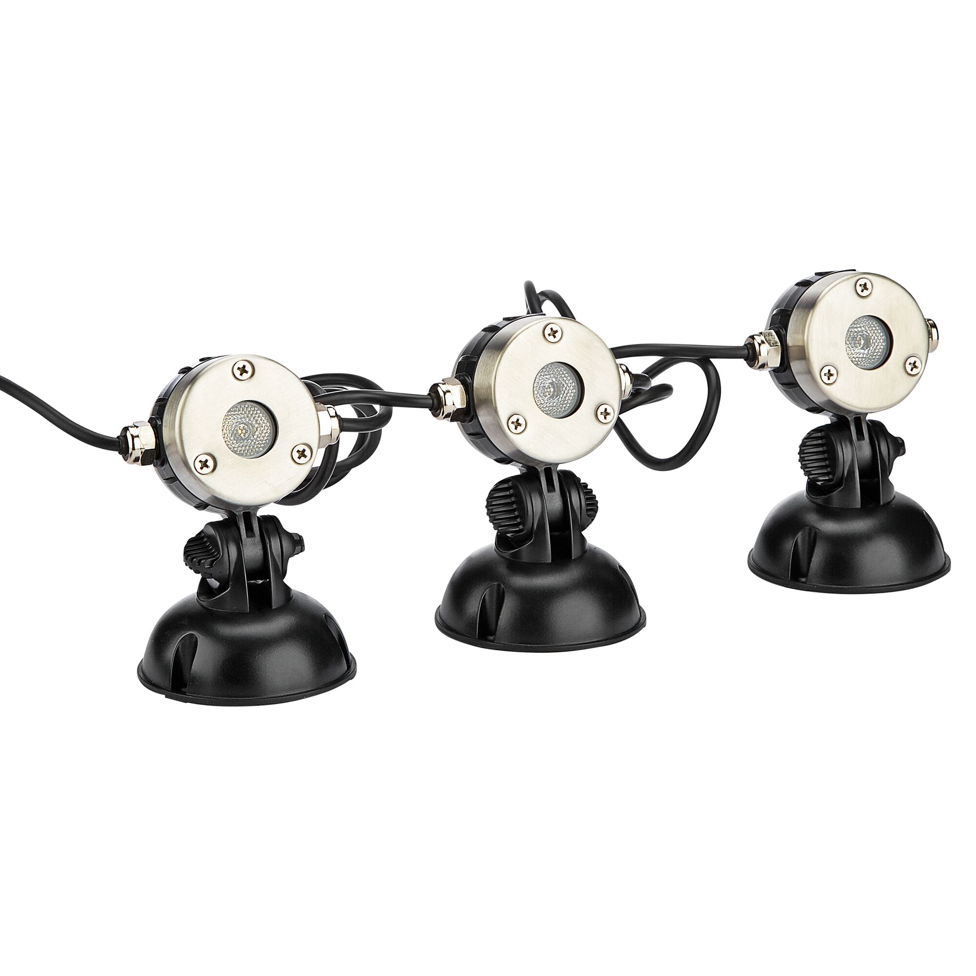 Drei LED-Scheinwerfer LunAqua Mini