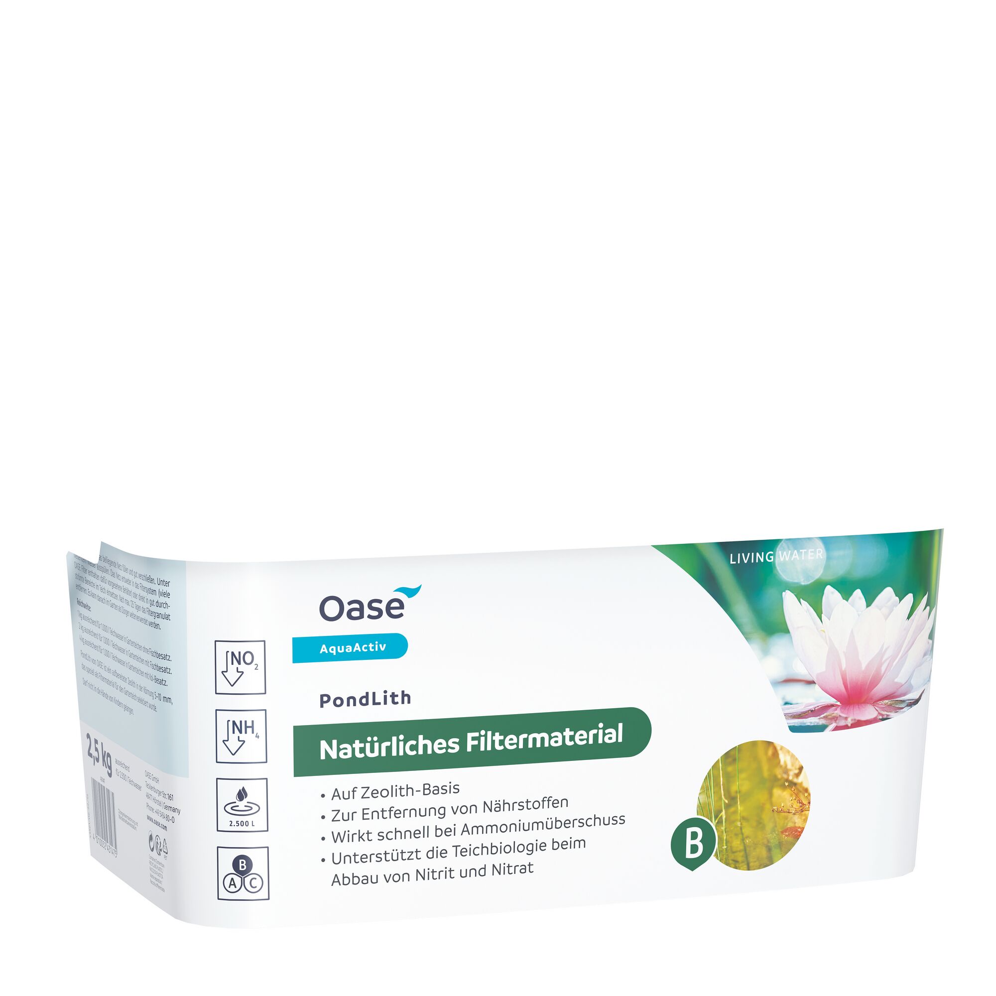 Oase AquaActiv PondLith natürliches Filtermaterial 2,5 kg