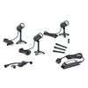 Drei schwarze Oase Lunaqua LED-Strahler