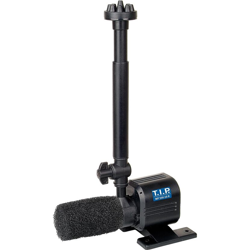 Schwarze Zierbrunnenpumpe
