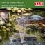 Springbrunnenpumpe in einem Teich