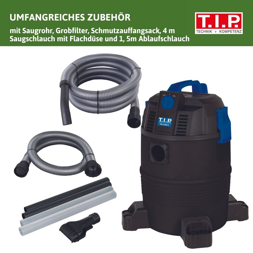 Nass- und Trockensauger mit Zubehör