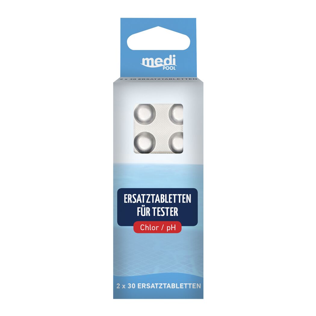 Medi Pool Ersatztabletten für Tester Chlor / pH