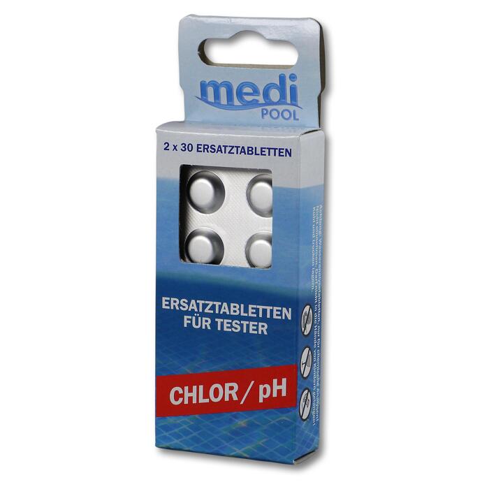Medi Pool Wasseranalysetabletten Chlor Ph 60 Stuck ǀ Toom Baumarkt