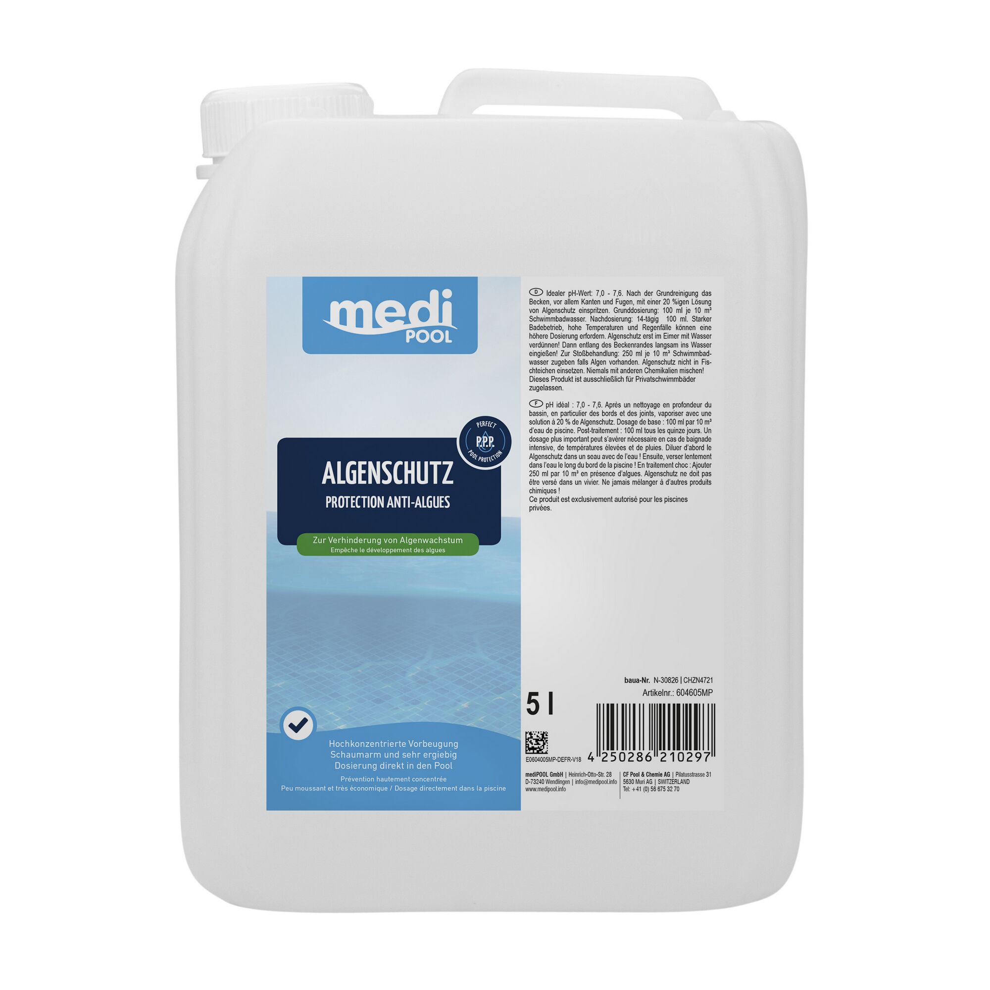 5l Kanister Medipool Algenschutz