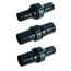 Drei Universal-Schlauchverbinder 1 Zoll