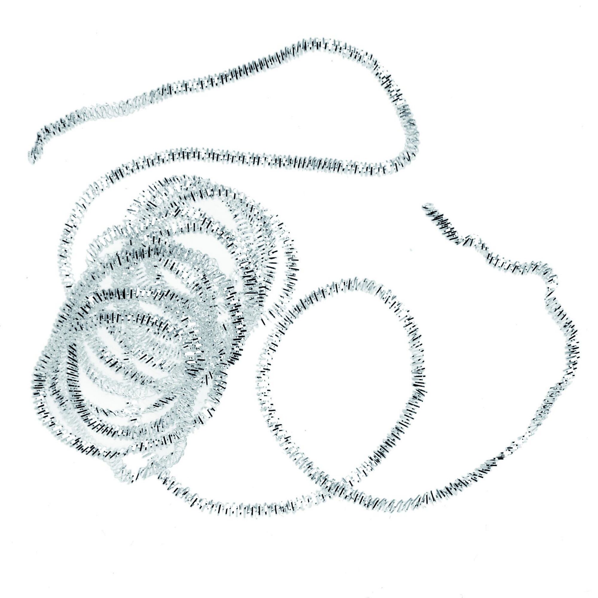 Silberner Bouillondraht, ca. 3 m