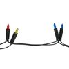 Lichterkette mit roten, gelben und blauen LEDs
