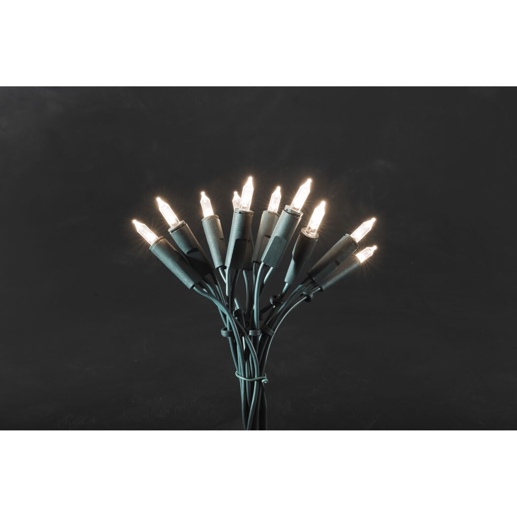 Lichterkette mit 10 LEDs, warm-weiß