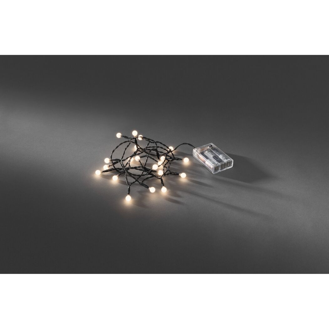 Lichterkette mit 20 LEDs warm-weiß