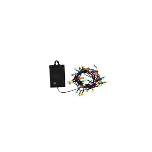 LED-Globe-Lichterkette 40 LEDs bunt 440 cm