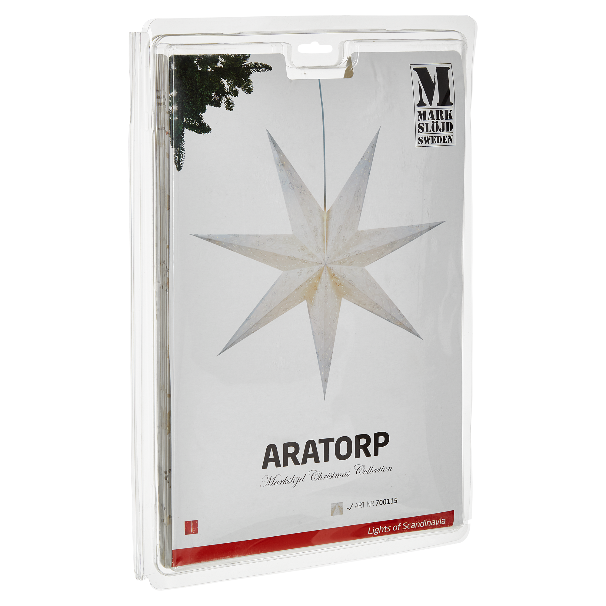 Hängestern 'Aratorp' 75 cm weiß + product picture