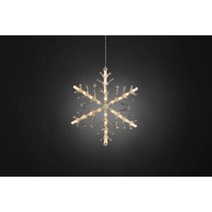 LED-Acryl 'Schneeflocke' 24 LEDs warmweiß 40 x 40 cm