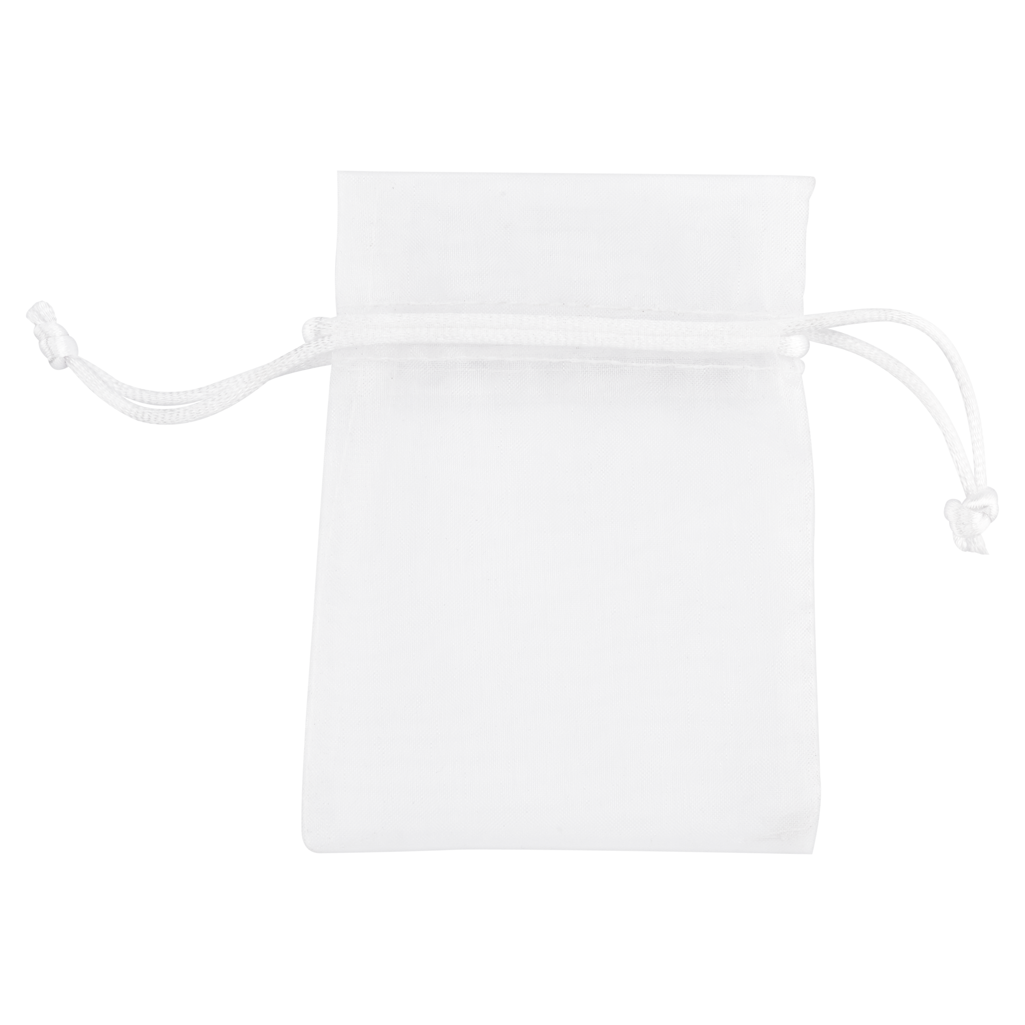 Organzasäckchen Polyester weiß 16 x 12,5 cm + product picture
