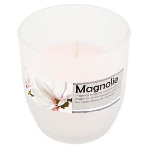 Duftkerze im Glas "Magnolie" rosa