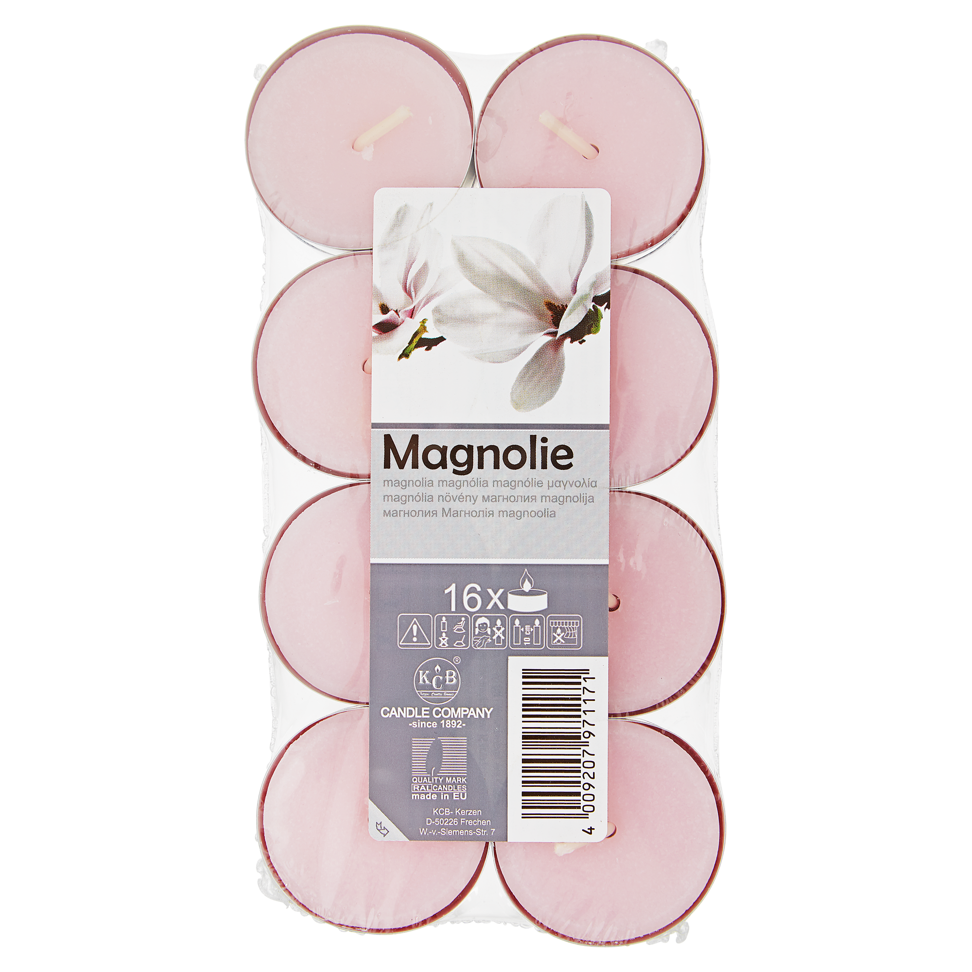 Duftteelicht Magnolie 16 Stück + product picture