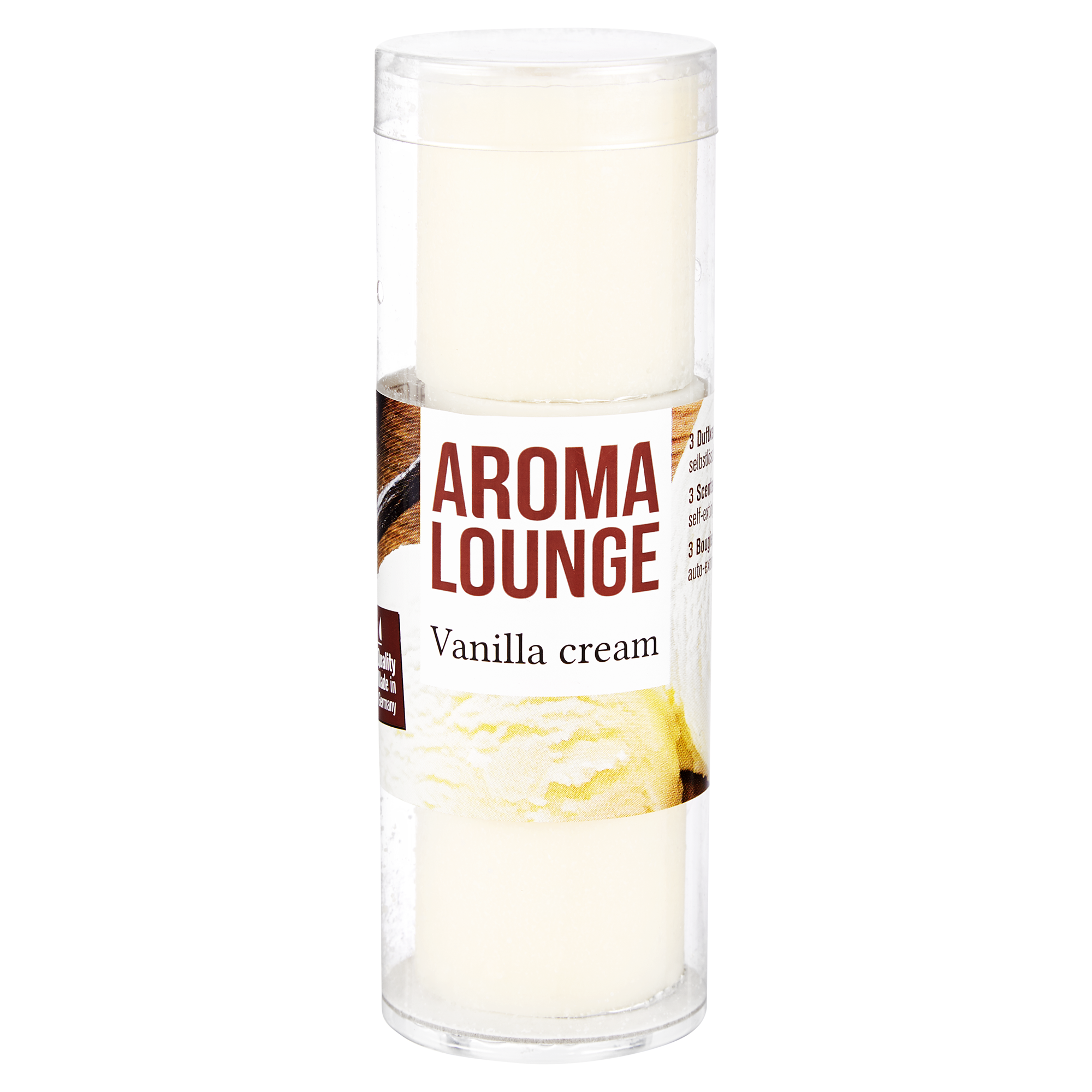 Duft-Votivkerzen "Vanilla Cream" 3 Stück + product picture