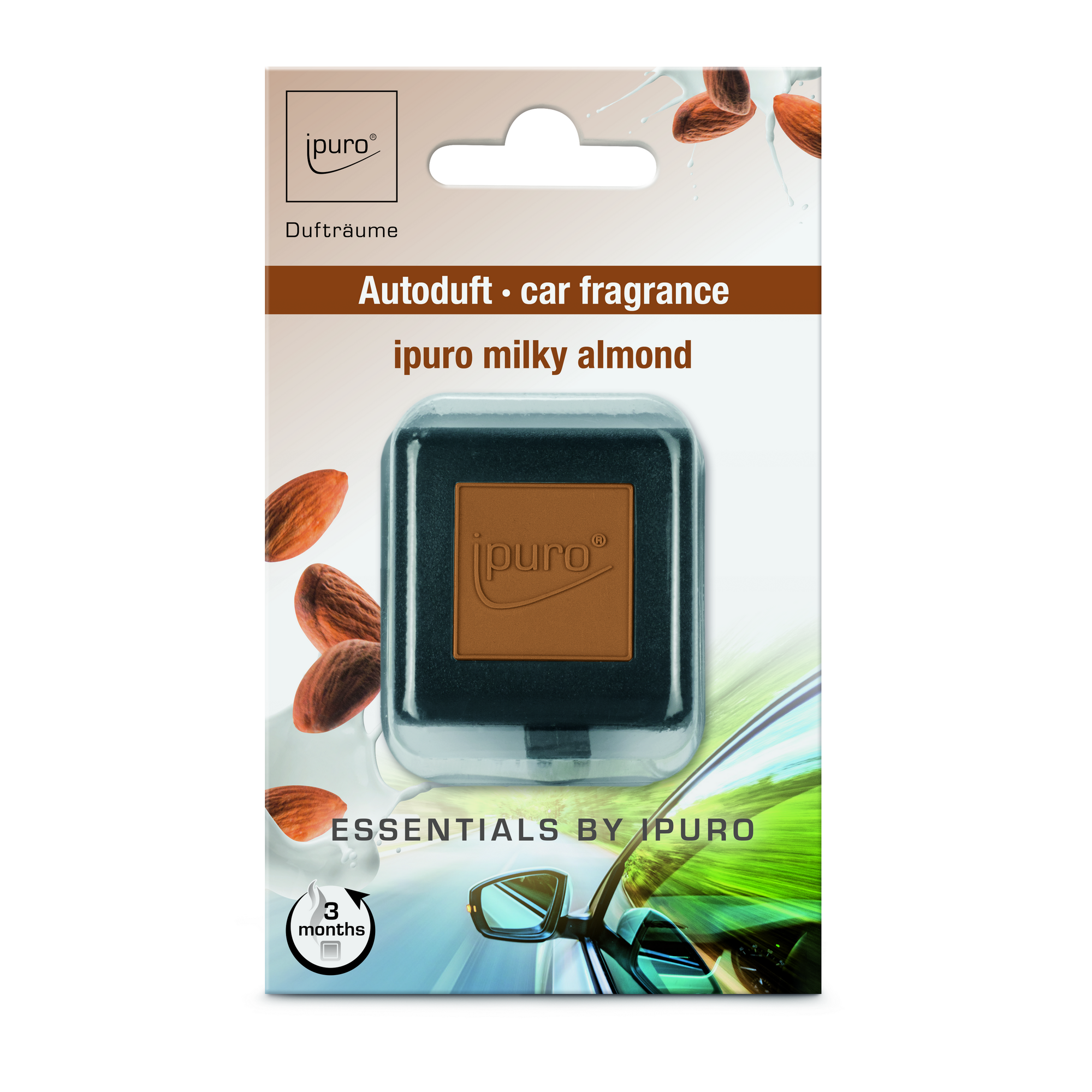 Autoduft 'Essentials car line milky almond' + product picture
