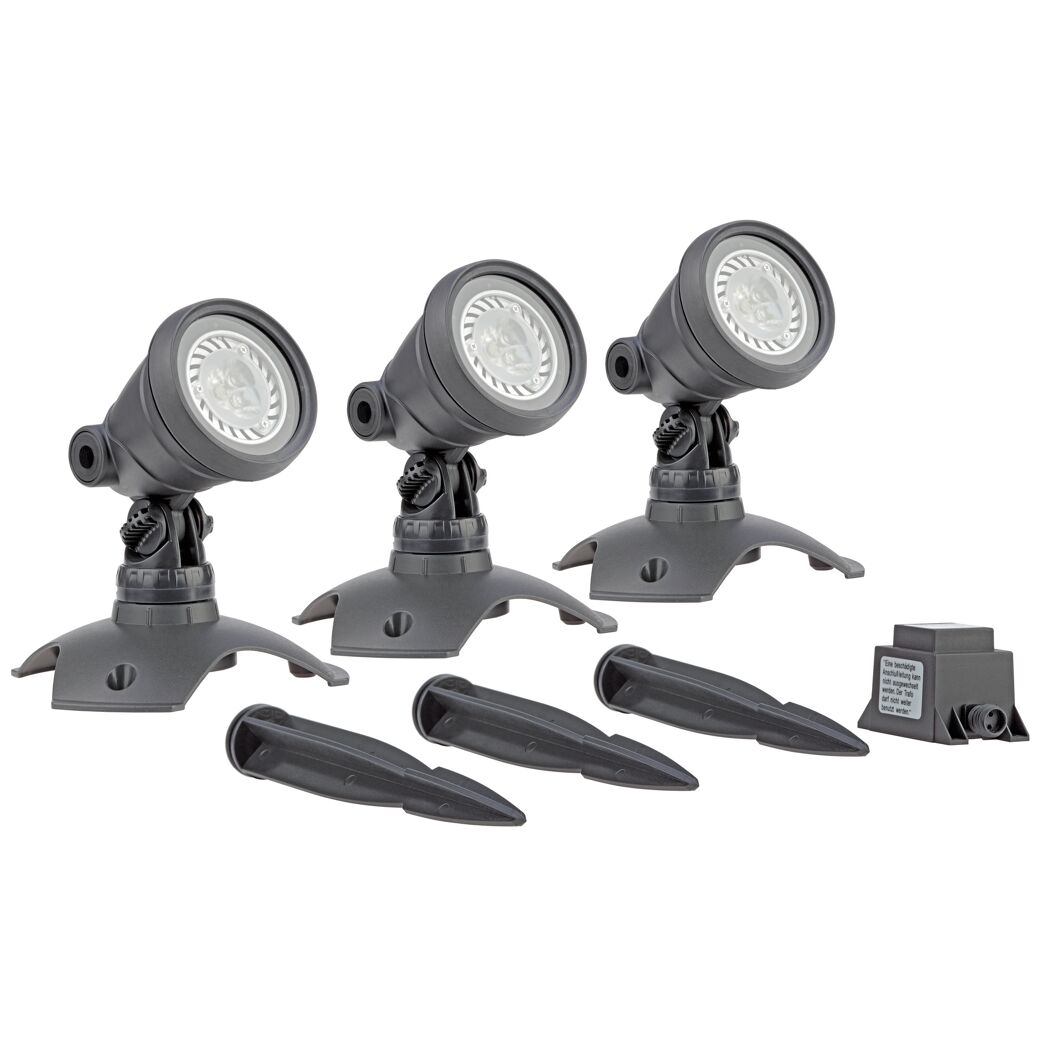 Unterwasserbeleuchtung 'LunAqua 3 LED' 3er-Set