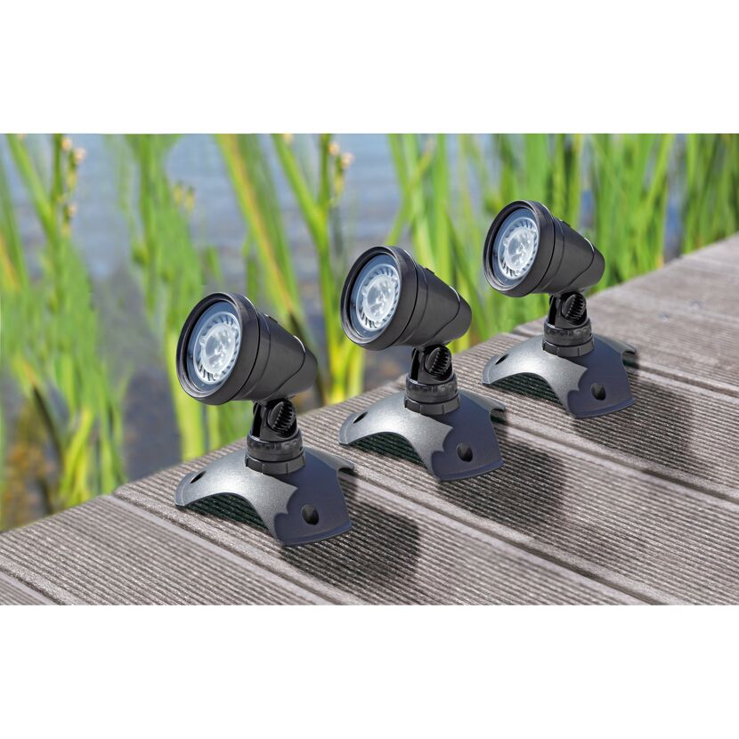 Unterwasserbeleuchtung 'LunAqua 3 LED' 3er-Set