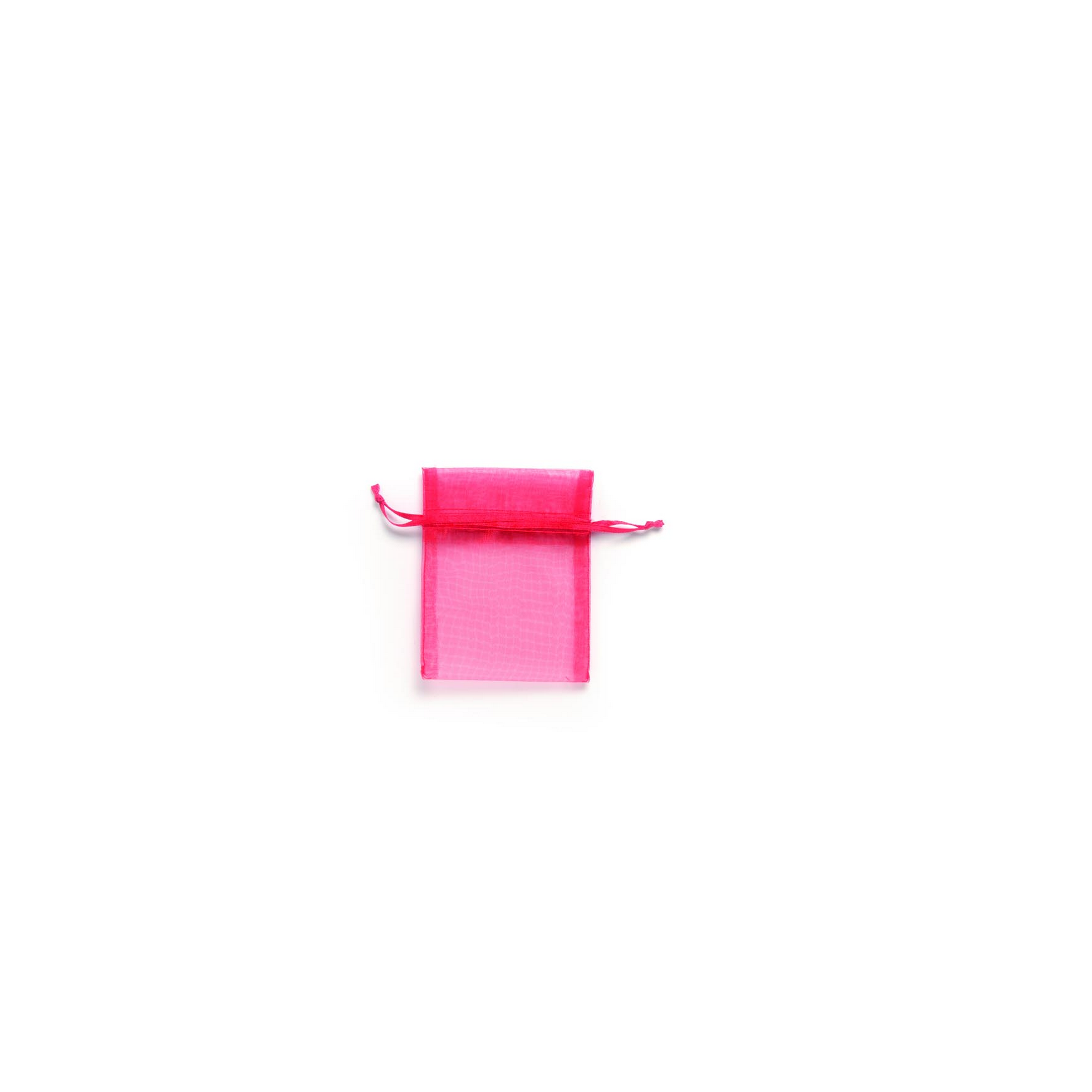 Organzasäckchen, rot,  80 x 100 mm, 6 Stück + product picture
