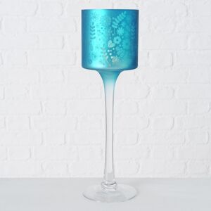 Windlicht 'Linga' Glas Ø 9 x 20 cm 3 Farben sortiert