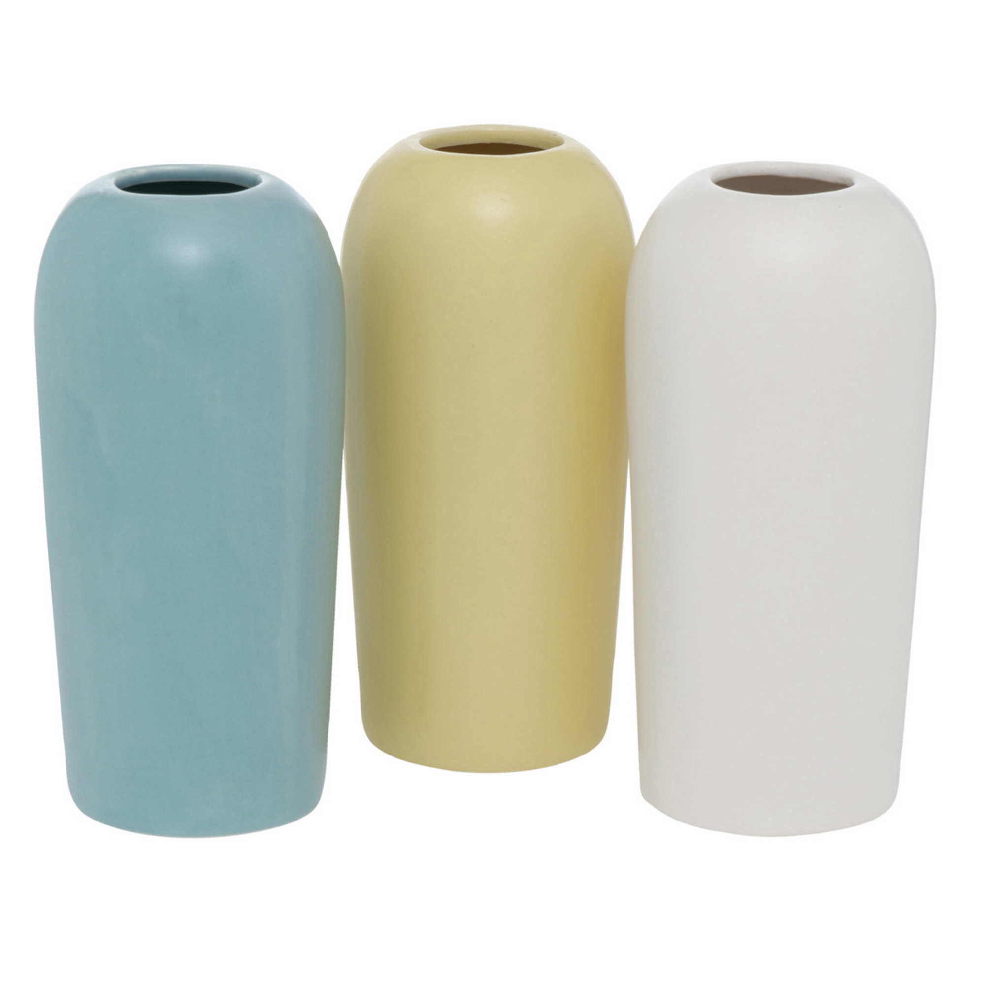 Vase 'Cortina' Keramik Ø 8 x 17 cm 3 Farben sortiert + product picture