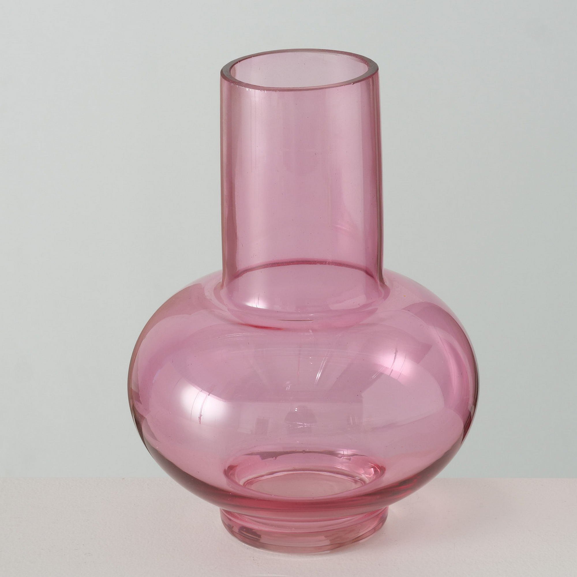 Vase 'Sciara' Glas Ø 17 x 24 cm 2 Farben sortiert + product picture
