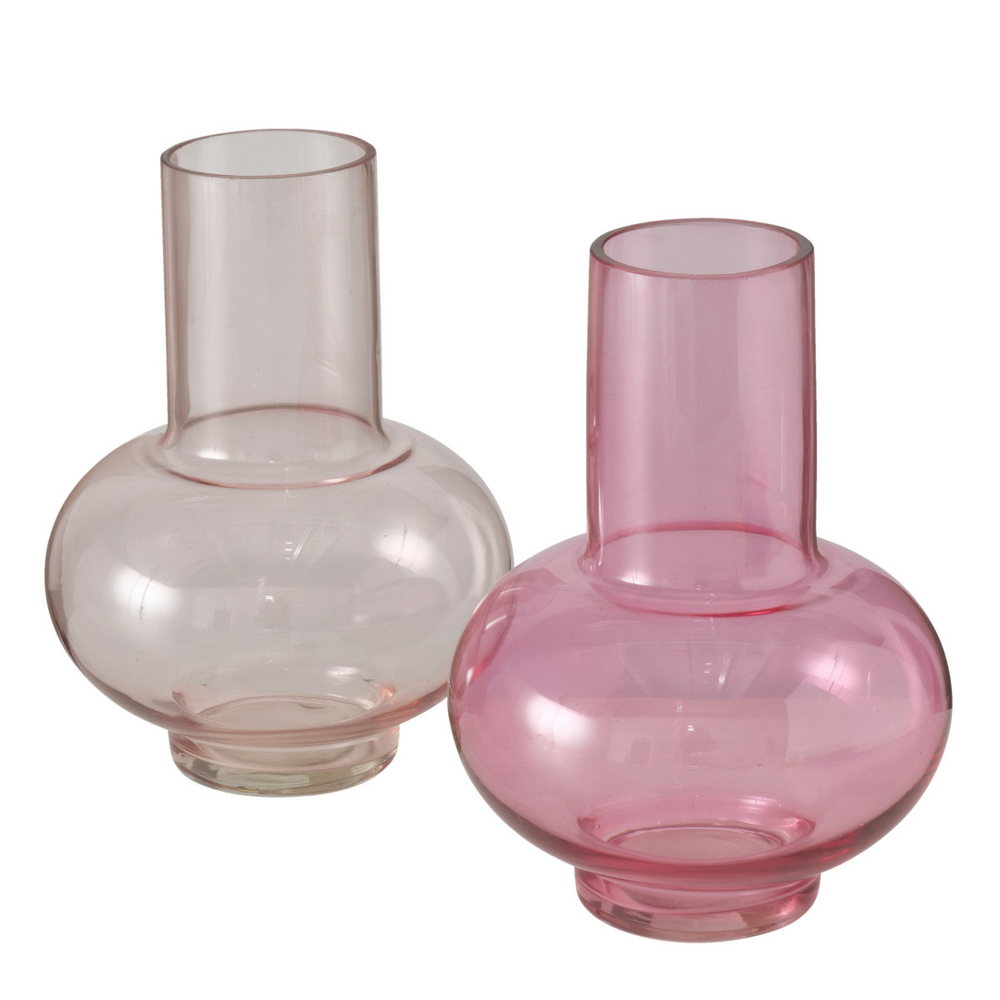 Vase 'Sciara' Glas Ø 17 x 24 cm 2 Farben sortiert + product picture