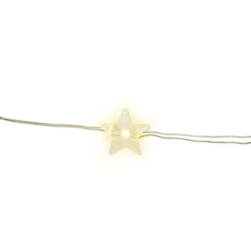 LED-Draht-Lichterkette 'Sterne' 20 LEDs warmweiß 150 cm
