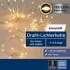 LED-Draht-Lichterkette 100 LEDs warmweiß 500 cm