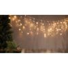 LED-Lichtervorhang 'Eisregen' 400 LEDs warmweiß 80 Stränge 950 cm
