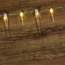 Verkleinertes Bild von LED-Lichtervorhang 'Eiszapfen' 32 LEDs warmweiß 470 cm