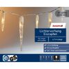 LED-Lichtervorhang 'Eiszapfen' 32 LEDs warmweiß 470 cm