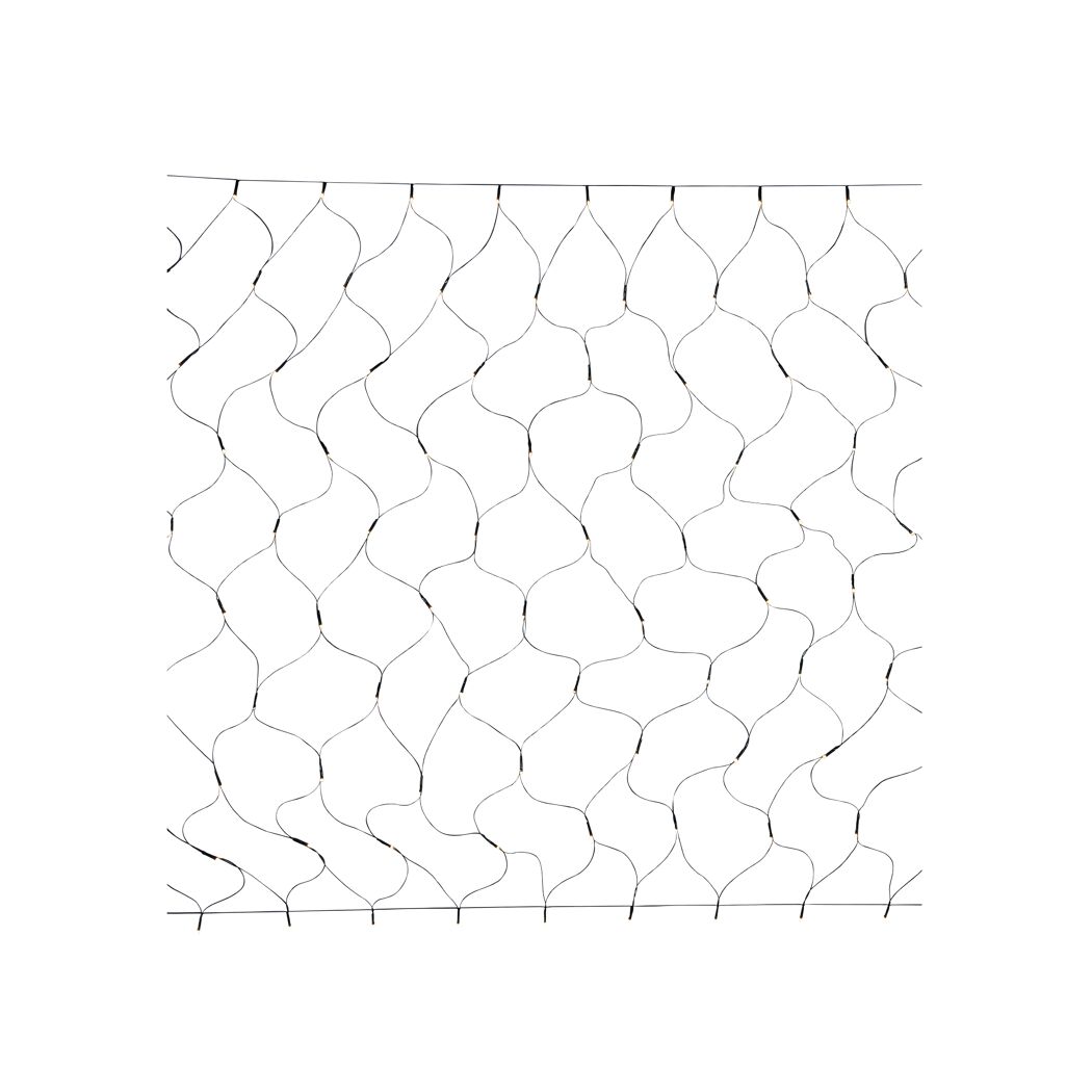 LED-Lichternetz 384 LEDs warmweiß 300 x 300 cm