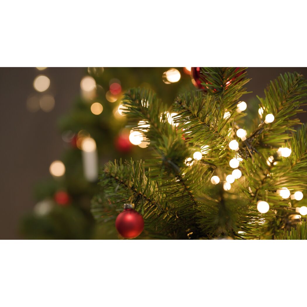 LED-Globe-Lichterkette 380 LEDs warmweiß 300 cm