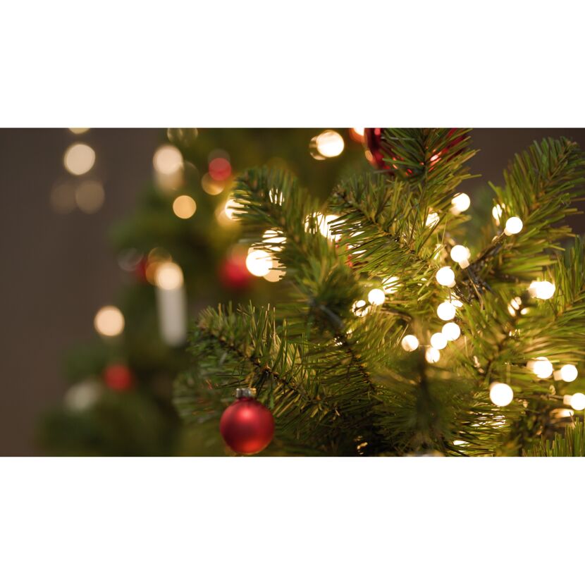 LED-Globe-Lichterkette 380 LEDs warmweiß 300 cm