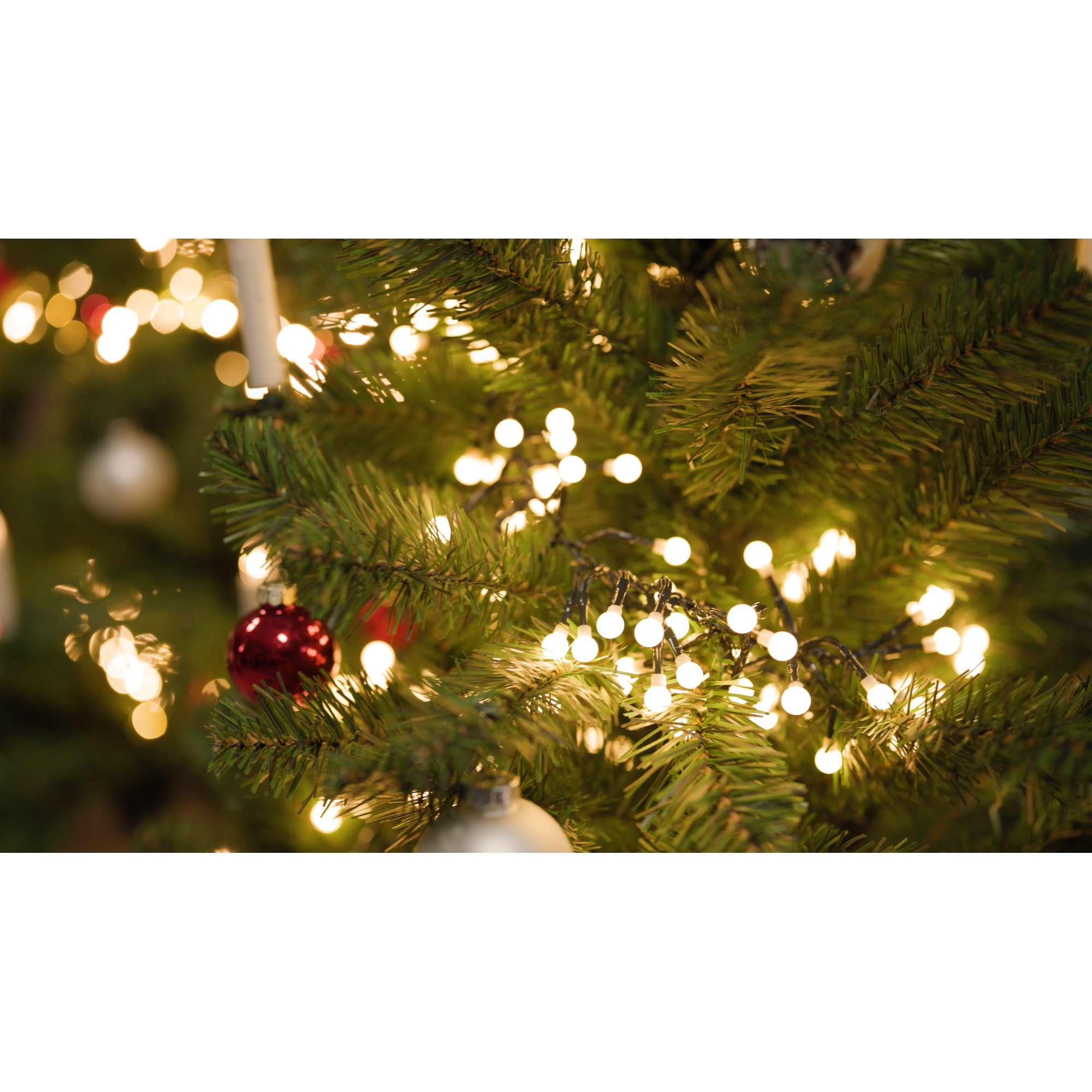 LED-Globe-Lichterkette 380 LEDs warmweiß 300 cm